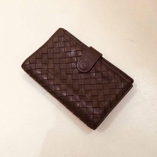 ボッテガヴェネタ(Bottega Veneta)のボッテガ 二つ折り財布 茶（92017644）(折り財布)