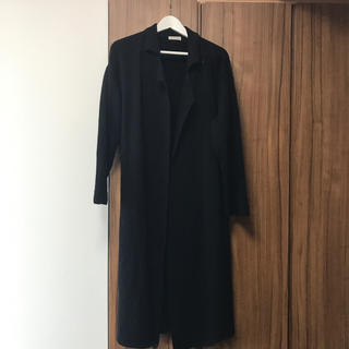 カルバンクライン(Calvin Klein)のヴィンテージ黒ニットコート(ニット/セーター)