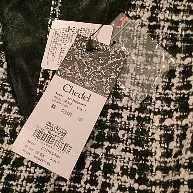 Chedel(シェデル)のCHEDEL 新品 ワンピース レディースのワンピース(ミニワンピース)の商品写真
