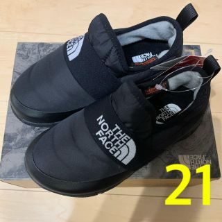 ザノースフェイス(THE NORTH FACE)のノースフェイス　ヌプシ　トラクション　ライトモック　ブラック　21(スニーカー)