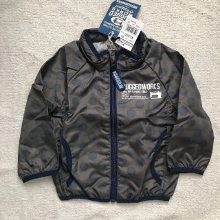 ラゲッドワークス(RUGGEDWORKS)の新品 RUGGEDWORKS ドット柄 ポケッタブル ジャケット 80 ベビー(ジャケット/コート)