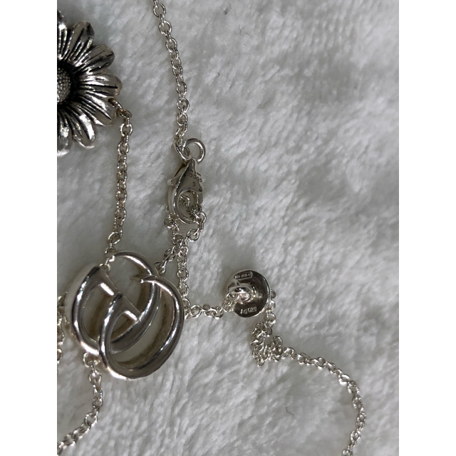 GUCCI - *お値下げ*GUCCI フラワー ネックレス ダブルGの通販 GUCCI - *お値下げ*GUCCI フラワー ネックレス ダブルGの通販