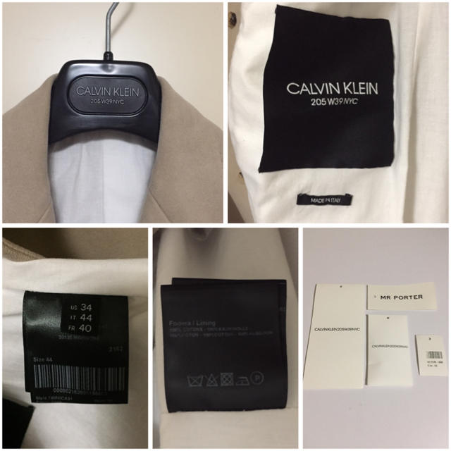 RAF SIMONS(ラフシモンズ)のCalvin Klein 205w39nyc 17aw ダブル チェスターコート メンズのジャケット/アウター(チェスターコート)の商品写真