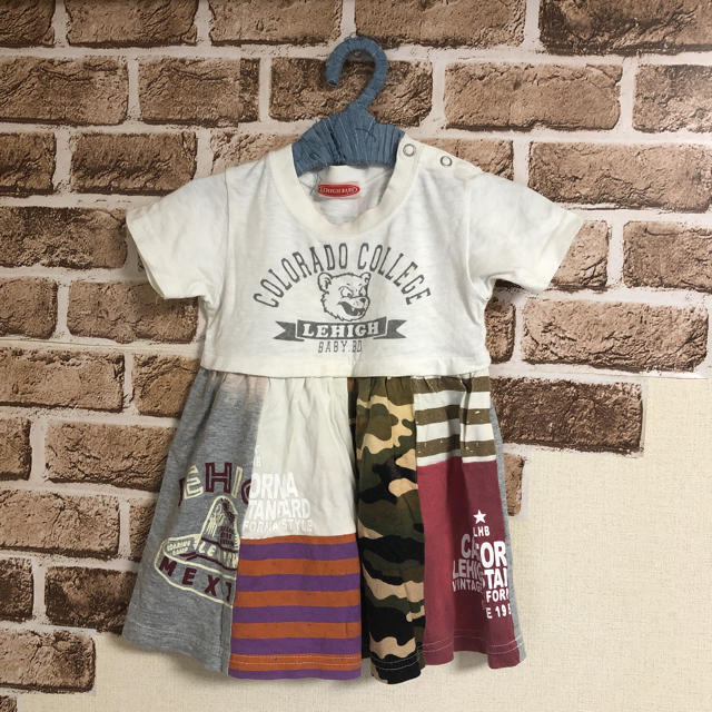 JENNI(ジェニィ)のLEHIGH BABY♡ワンピース 90 キッズ/ベビー/マタニティのキッズ服女の子用(90cm~)(ワンピース)の商品写真