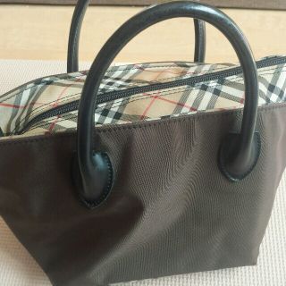 バーバリー(BURBERRY)のバーバリーブルーレーベルミニトートbag(トートバッグ)