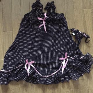 ボディライン(BODYLINE)のBODYLINE ベビードールTバックつき(ルームウェア)