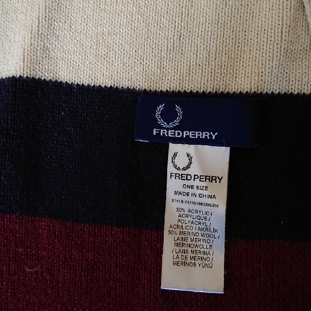 メンズ/マフラー/FRED PERRY メンズのファッション小物(マフラー)の商品写真