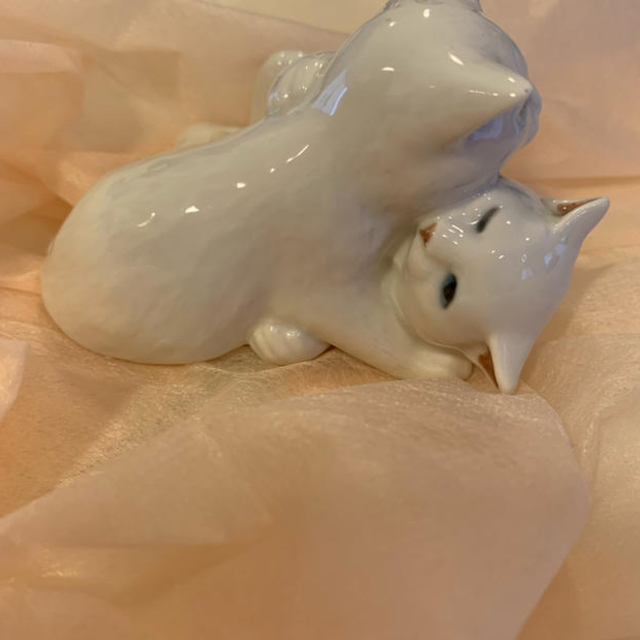 ロイヤルコペンハーゲン フィギュリン【ビンテージ】猫 303 - 置物