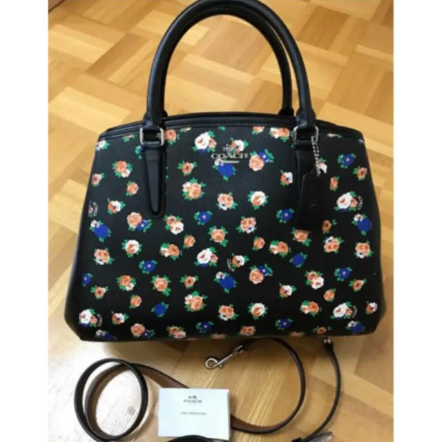 コーチ☆coach花柄バッグ 新品