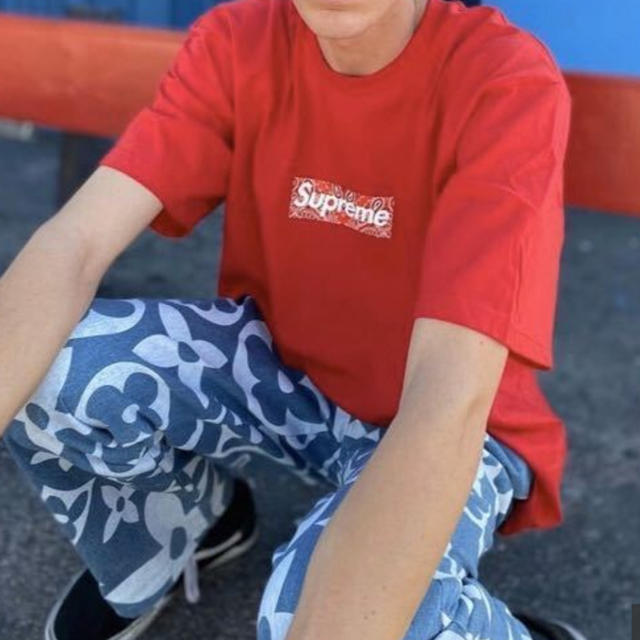 新品未開封⬛️記載サイズSupreme Bandana Box Logo Tee