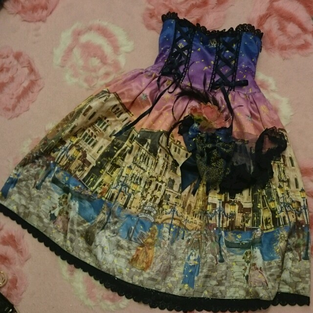 ALICE and the PIRATES(アリスアンドザパイレーツ)のコルセットスカート＆カチューシャ レディースのスカート(ひざ丈スカート)の商品写真