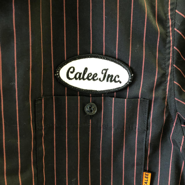 calee キャリー ストライプ ボーリングシャツ M 1