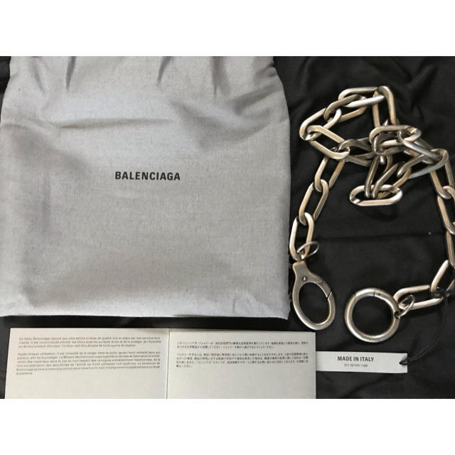 Balenciaga(バレンシアガ)の【新品希少】Balenciaga シルバー ラージ チェーン ループ ネックレス メンズのアクセサリー(ネックレス)の商品写真