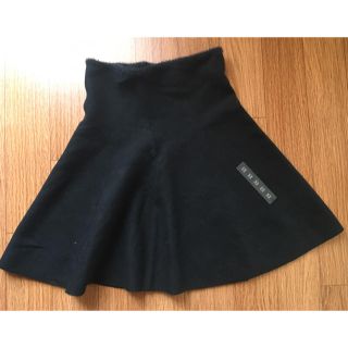 ザラ(ZARA)のZARA ニット スカート M(ひざ丈スカート)