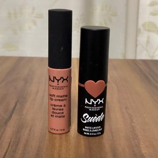 エヌワイエックス(NYX)のN Y X ソフトマットリップクリーム 2個セット！お得！(口紅)