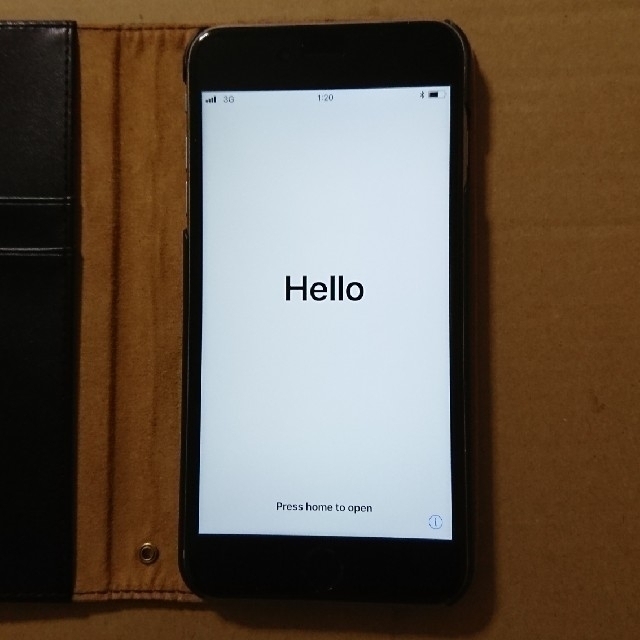 iPhone 6s Plus 64GB au スペースグレイ SIMフリースマホ/家電/カメラ
