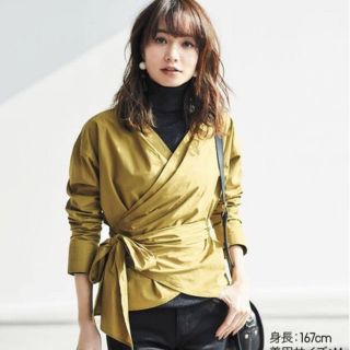 ユニクロ(UNIQLO)の［2way］ユニクロ完売カシュクール2wayブラウス♡(シャツ/ブラウス(長袖/七分))