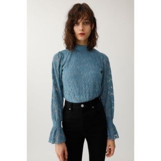 マウジー(moussy)のmoussy　シャーリングレーストップス(カットソー(長袖/七分))