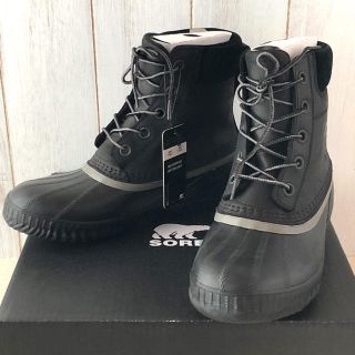 ソレル(SOREL)の★新品★ソレル シャイアン2 ハンティング レザースノーブーツ ブラック26cm(ブーツ)