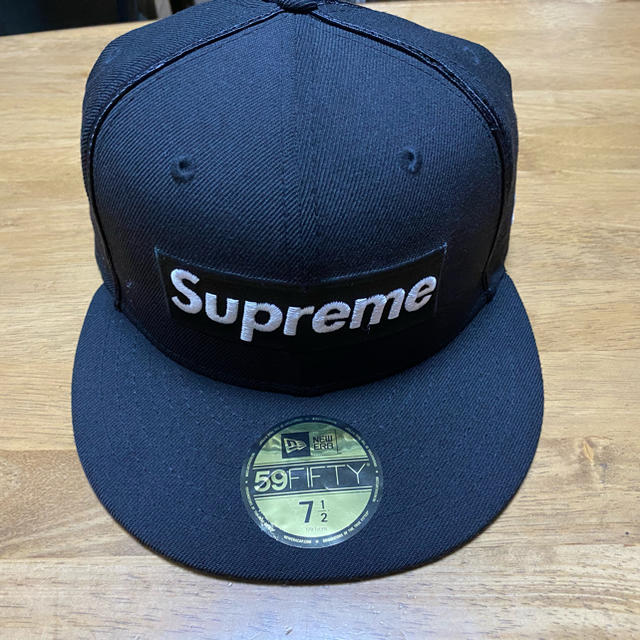 美品 Supreme ニューエラ キャップ シュプリーム 7 1/2 59.6