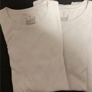 ムジルシリョウヒン(MUJI (無印良品))の無印良品　MUJIRUSHI  長袖 Tシャツ　2点セット Mサイズ(Tシャツ/カットソー(七分/長袖))