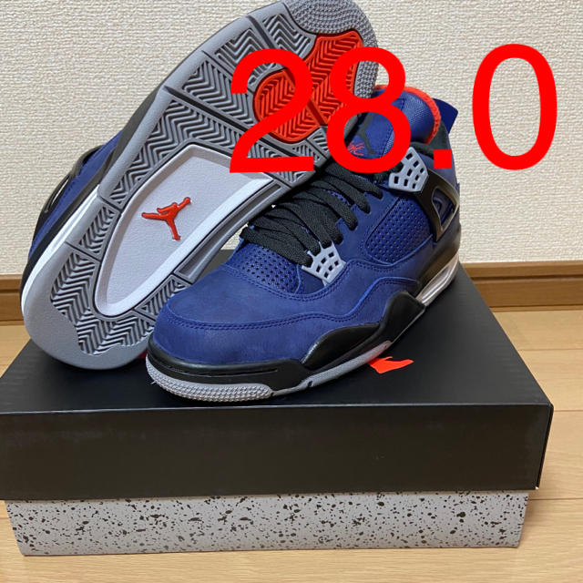 NIKE(ナイキ)の【28】 AIR JORDAN 4 RETRO WNTR ROYAL BLUE メンズの靴/シューズ(スニーカー)の商品写真