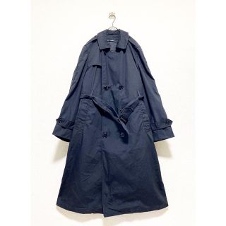 バーバリー(BURBERRY)のvintage ヴィンテージ us.army 黒  オールウェザートレンチコート(トレンチコート)