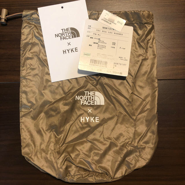 HYKE(ハイク)のHYKE x THE NORTH FACE 19AW レッグウォーマー レディースのレッグウェア(レッグウォーマー)の商品写真