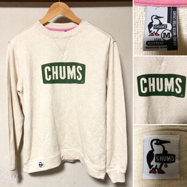 CHUMS(チャムス)のCHUMS チャムス M ボックスロゴ スウェット 長袖 トレーナー メンズ メンズのトップス(スウェット)の商品写真