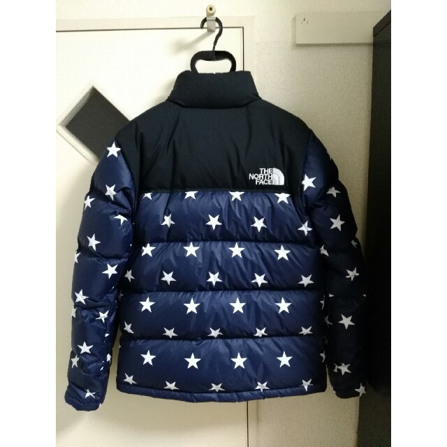 ノースフェイス　nuptse  international  星柄