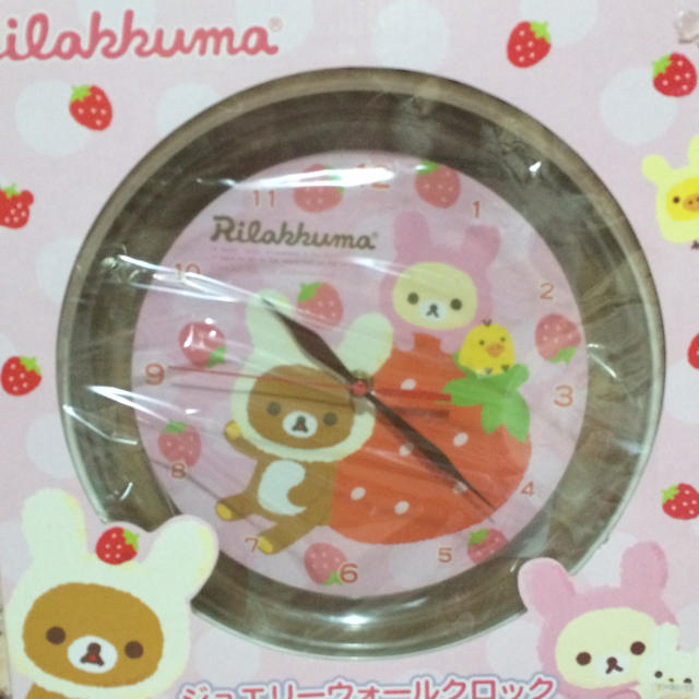 新品 リラックマ 掛け時計