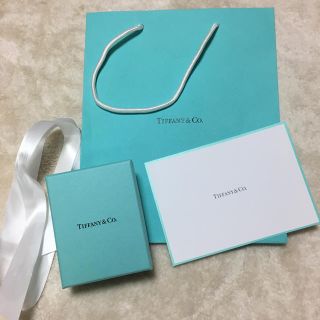 ティファニー(Tiffany & Co.)のティファニー 袋・箱・リボン・ポストカード・メッセージカード(ショップ袋)