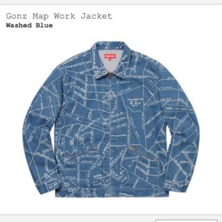 シュプリーム(Supreme)のsupreme  Gonz Map Work Jacket Lサイズ(その他)