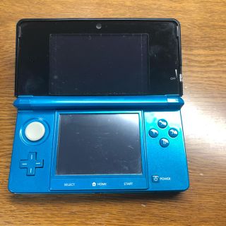 ニンテンドー3DS(ニンテンドー3DS)のニンテンドー3DS アクアブルー　充電器付き(家庭用ゲーム機本体)