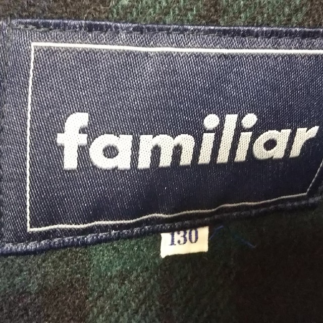 familiar(ファミリア)の値下familiar コート size130 キッズ/ベビー/マタニティのキッズ服男の子用(90cm~)(コート)の商品写真