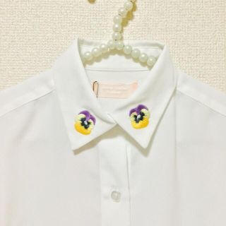 ハニーサロン(Honey Salon)の【♡ハニーサロン♡パンジーシャツ】(シャツ/ブラウス(長袖/七分))