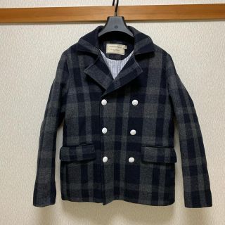 メゾンキツネ(MAISON KITSUNE')のMAISON KITSUNÉ チェックPコート size M(ピーコート)