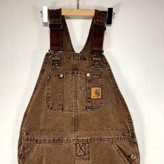 carhartt - USA製 carhartt オーバーオール キルティング 34×32の通販 ...