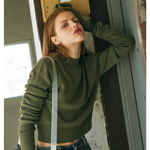 ニット/セーターjuemi   Pillingless Long Sleeve Knit Top