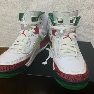 ナイキ(NIKE)のNIKE AIR JORDAN SPIZIKE WHITE /CEMENT(スニーカー)