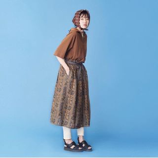 Ｍalle フォレンダムの花プリントスカート