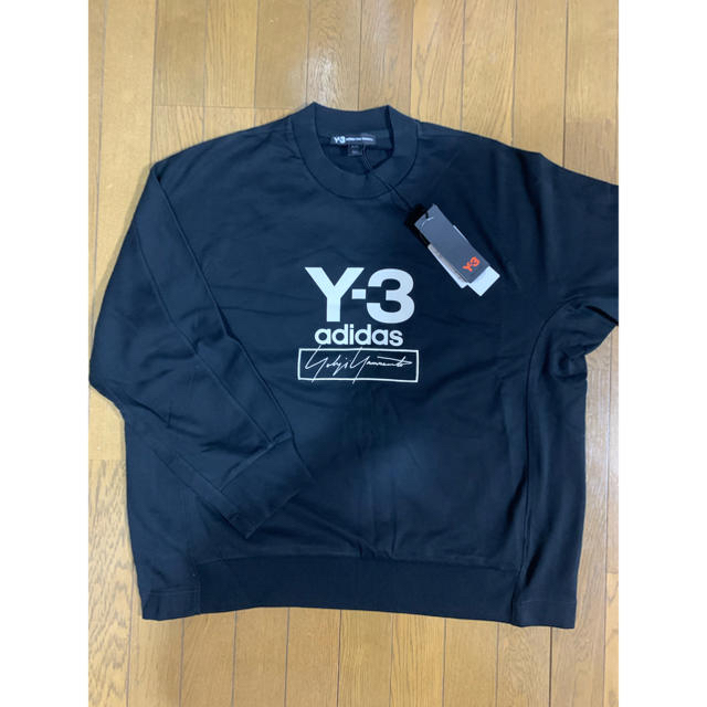 Y-3 新品！ M STACKED LOGO CREW SWEATER XLロゴ