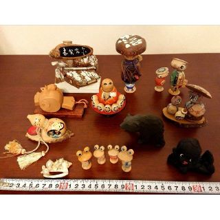 こけし/土産12体 全国観光地 民芸品 工芸品 土産品(置物)