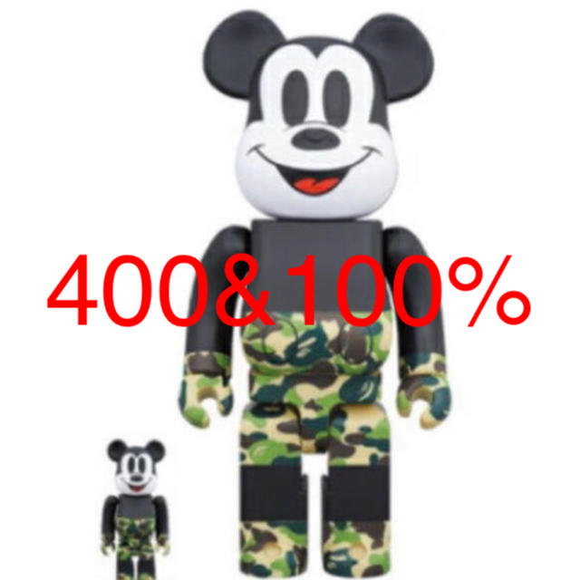 MEDICOM TOY(メディコムトイ)のBE@RBRICK BAPE(R) MICKEY MOUSE エンタメ/ホビーのフィギュア(その他)の商品写真