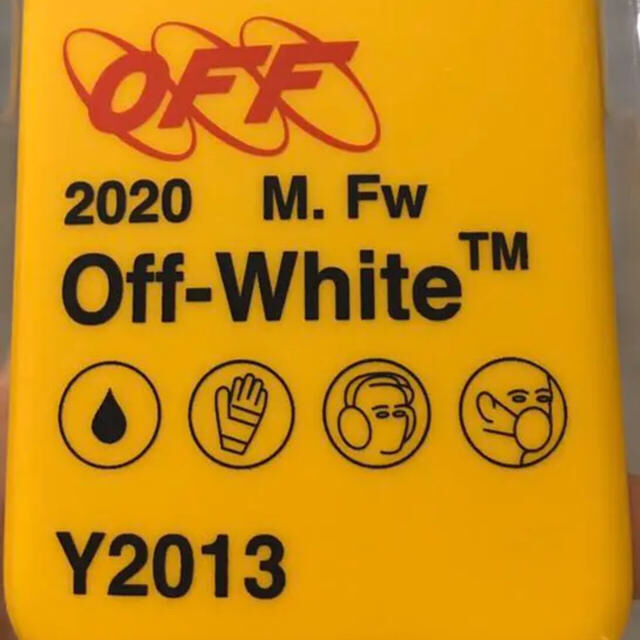 [正規品]新作 OFF-WHITE Y013 iPhoneケース（Ⅹ,ⅩS）