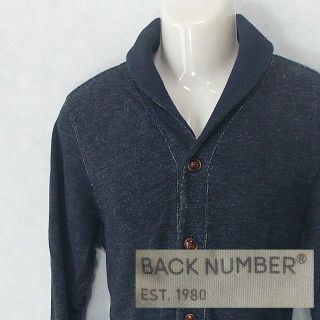 バックナンバー(BACK NUMBER)の【BACK NUMBER】 美品 バックナンバー ブルーブルゾン サイズL(ブルゾン)