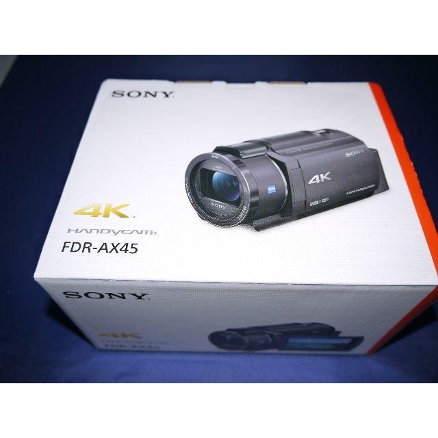 新品　未使用　SONY ソニー Handycam　FDR-AX45-Bカメラ