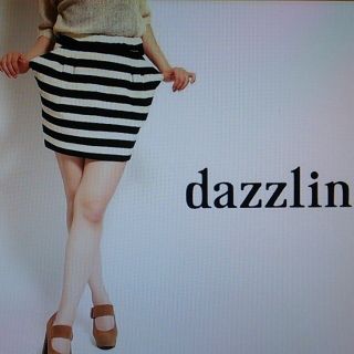 ダズリン(dazzlin)のボーダータイトスカート(ミニスカート)