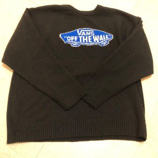 ヴァンズ(VANS)のVANS セーター 　CREW KNIT BLACK(黒) （バンズ、ヴァンズ）(ニット/セーター)