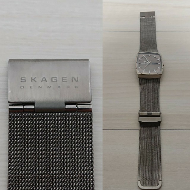 SKAGEN(スカーゲン)のSKAGEN スカーゲン 396LTTM クォーツ デイデイト 電池交換済 メンズの時計(腕時計(アナログ))の商品写真